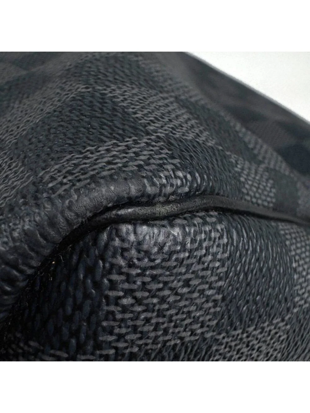 Louis Vuitton Keepall Bandouliere 55 2-Way Boston Bag Damier Graphite Noir
